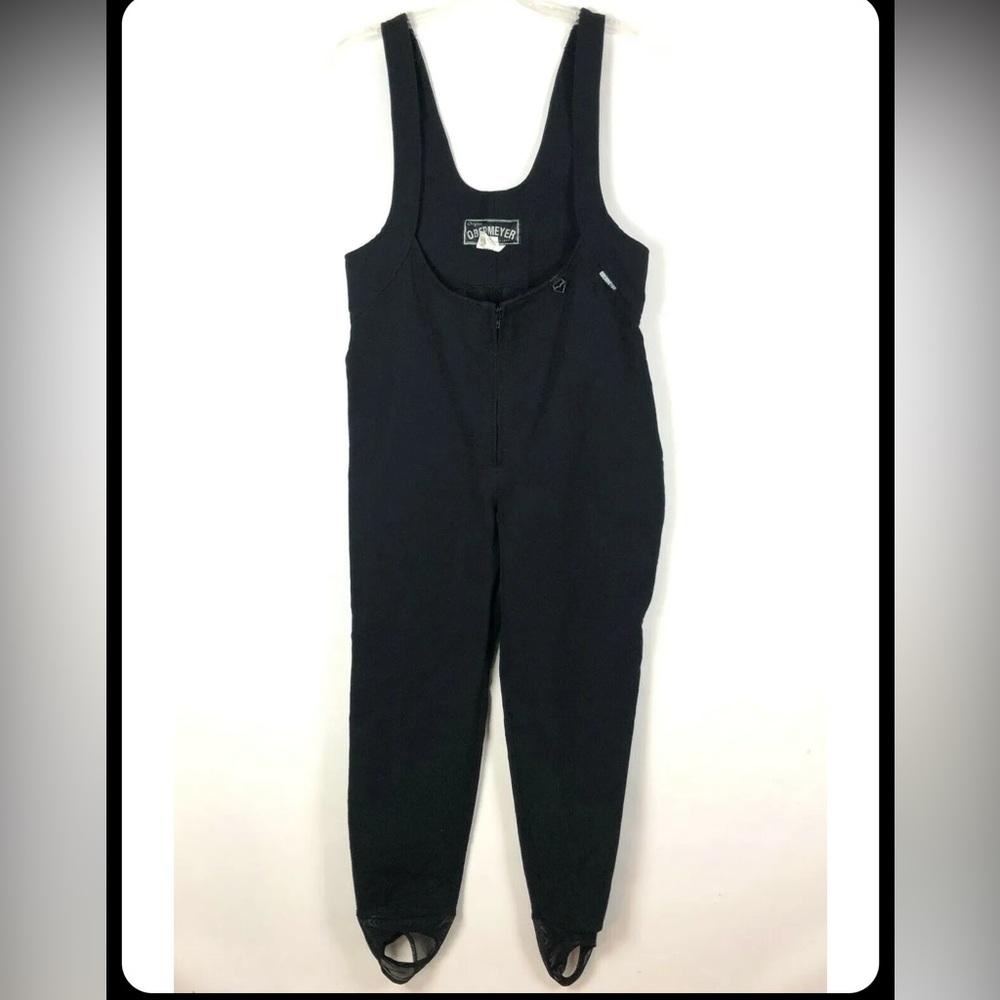 Vtg Obermeyer Womens 16 Wool Ski Overalls